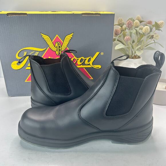 Thorogood 6" Thoroflex Quick Release Boot Safety Toe Black 804-6134 Men's 13M - Picture 5 of 10